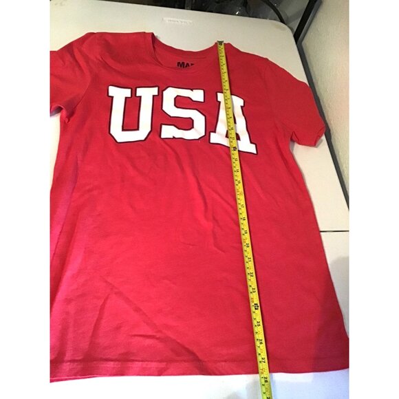 MAD ENGINE- WOMENS RED GRAPHIC CREW NECK SHORT SLEEVE COTTON T-SHIRT SIZE MEDIUM - Picture 6 of 6
